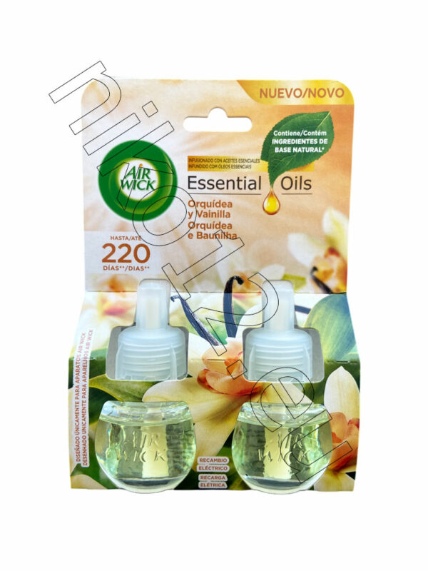 Air Wick Orchid and Vanilla, пълнител за електрически ароматизатор Орхидея и Ванилия, 2x19 мл