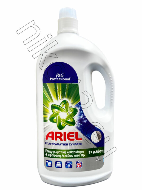 Ariel Professional Regular - Течен перилен препарат 3,75 л, 75 пранета