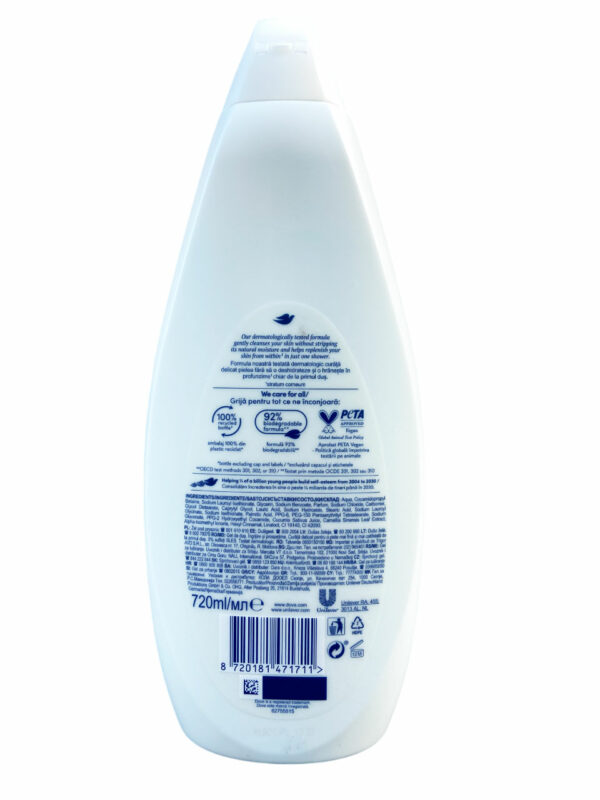 Dove Shower Gel Fresh Care  - Подхранващ душ-гел за тяло, 720мл - Image 2