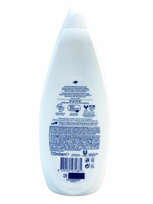 Dove Shower Gel Gentle Pamper  - Подхранващ душ-гел за тяло, 720мл - Image 2