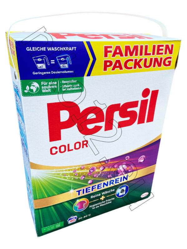 Persil Color Pulver - Перилен препарат на прах за цветни и тъмни дрехи, 90 пранета, 4,8 кг.