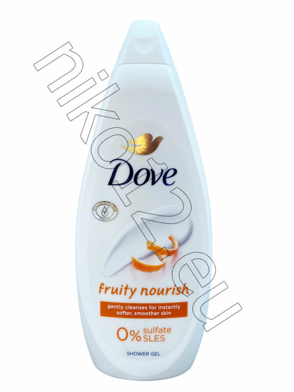 Dove Shower Fruity Nourish  - Плодов подхранващ душ-гел за тяло, 720мл